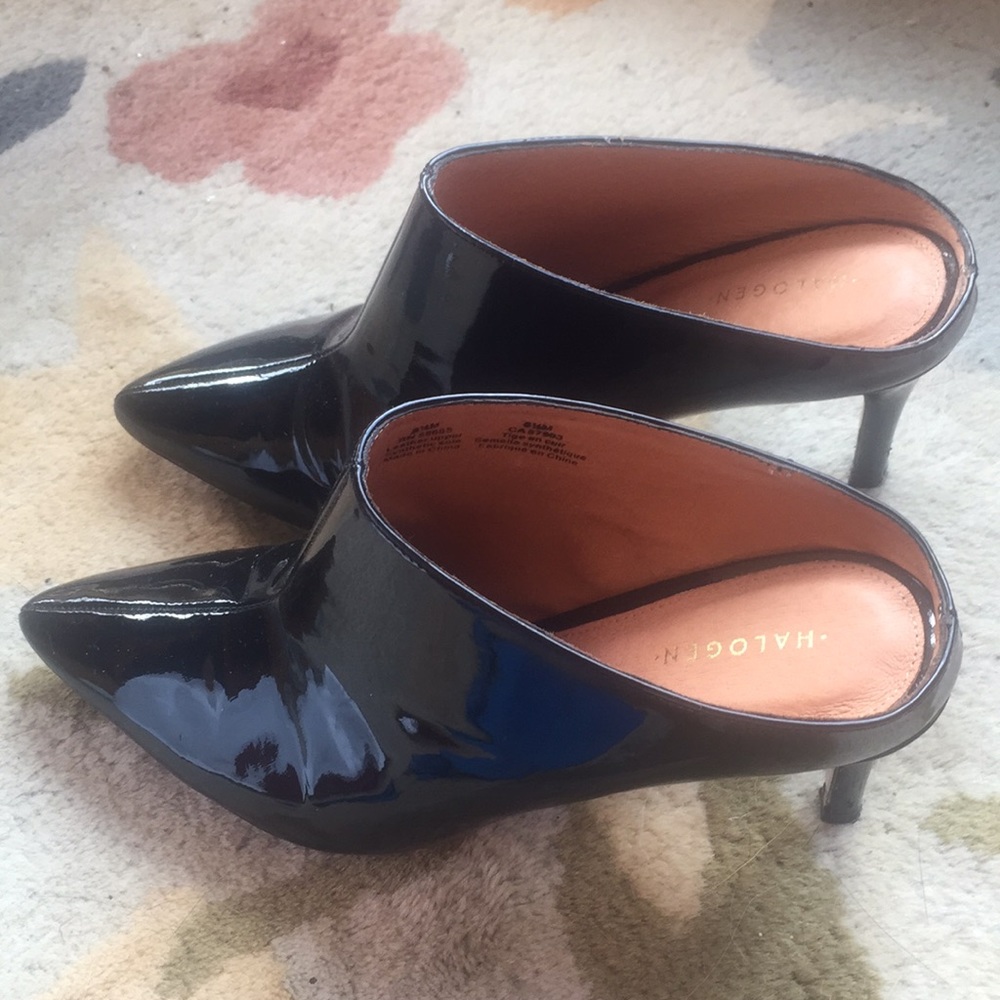 Black 1/2 heels brand new w/o tags